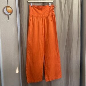 Derek Heart Orange Wide Leg Pants